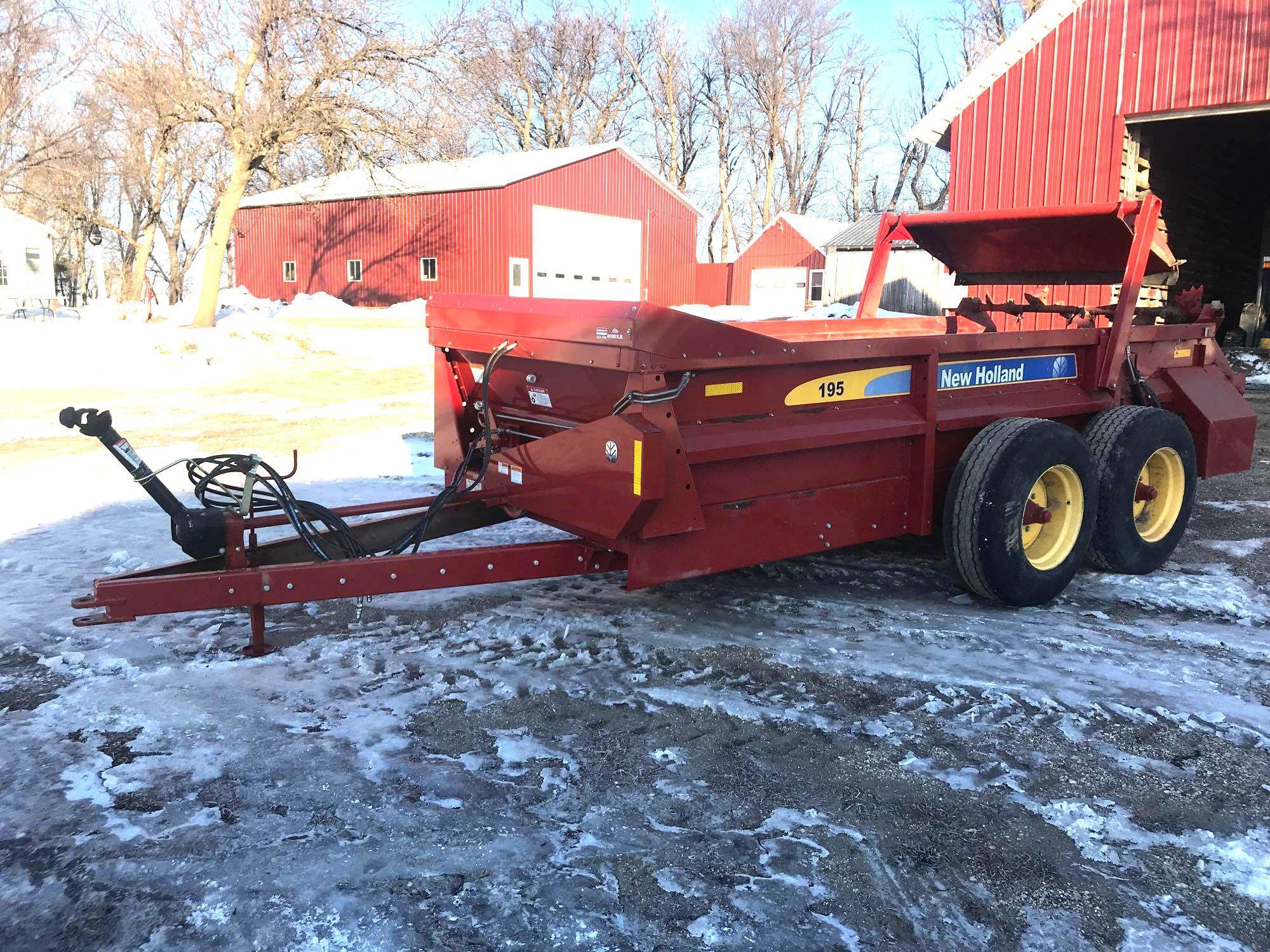 2012 New Holland 195 Manure Spreader