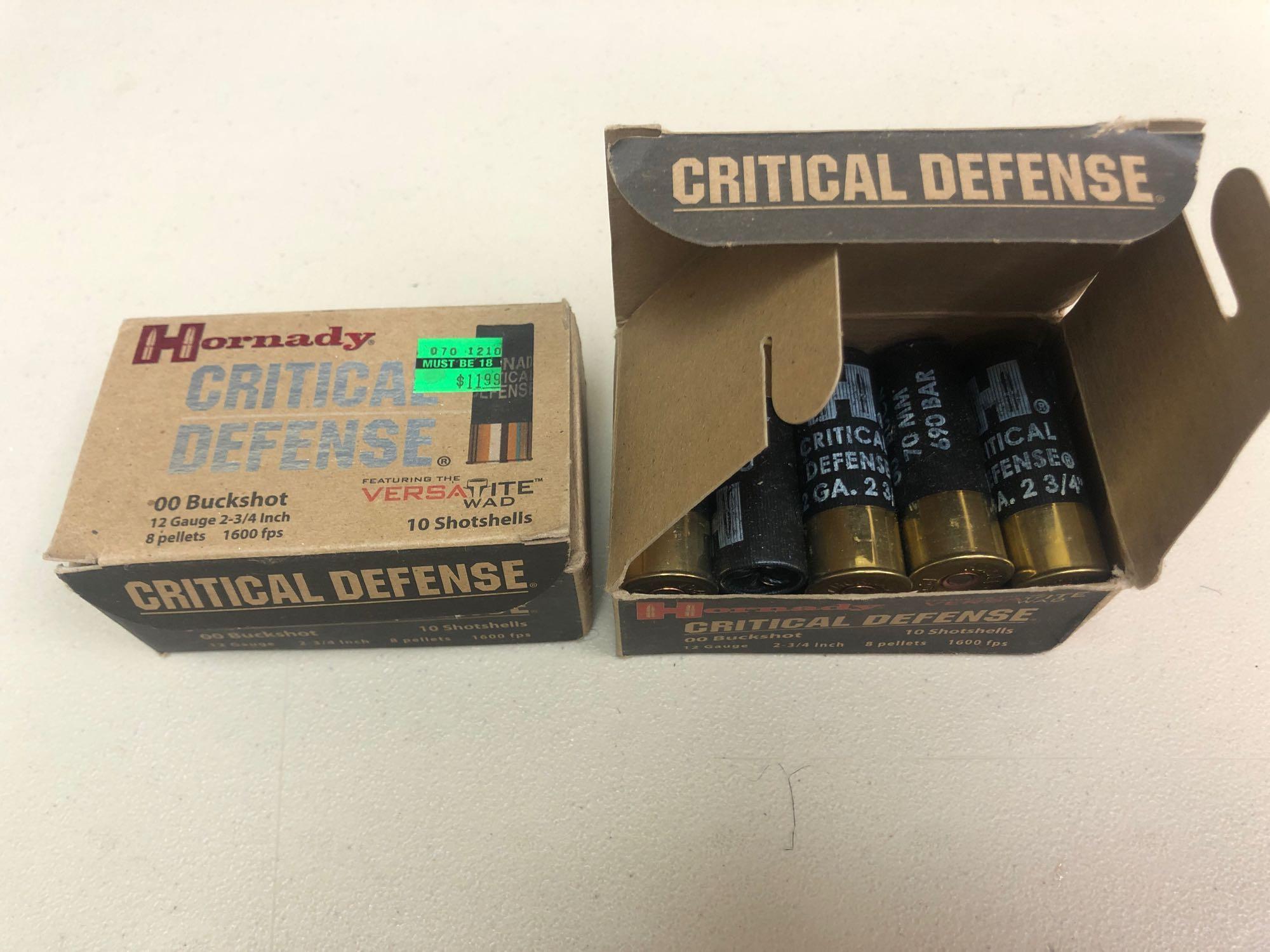 Various 410 ammo shells, (2) full boxes of 00 buck shot 12-gauge shells & (4) full boxes of 22 cal.