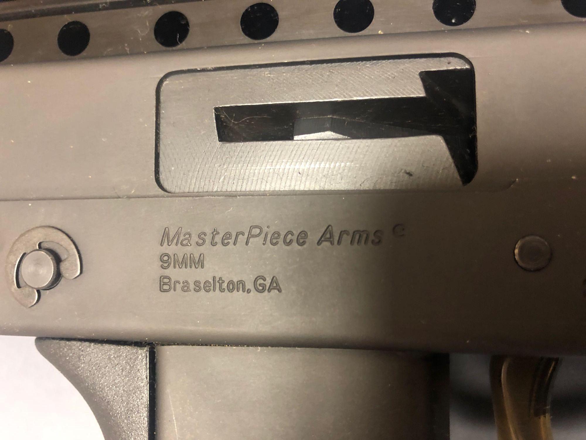 MasterPiece Arms 9mm USA gun w/flashlight & reddot scope, & GSG-522 .22LR American Tactical gun Made