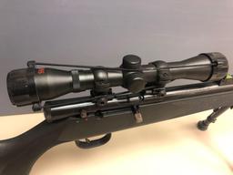 Traditions Sporter mag 209 in-line 50 cal. 1-28 gun w/ scope & mounted stand. Comes w/ Allen