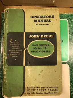 JD Grain Drill and Various Allis Chalmers Implement Manuals