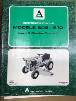 JD Grain Drill and Various Allis Chalmers Implement Manuals