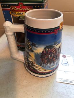 2002 Budweiser holiday stein (guiding the way home)