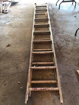 20' aluminum extension ladder