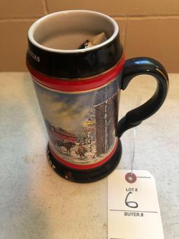 1992 Anheuser Busch collector series beer stein