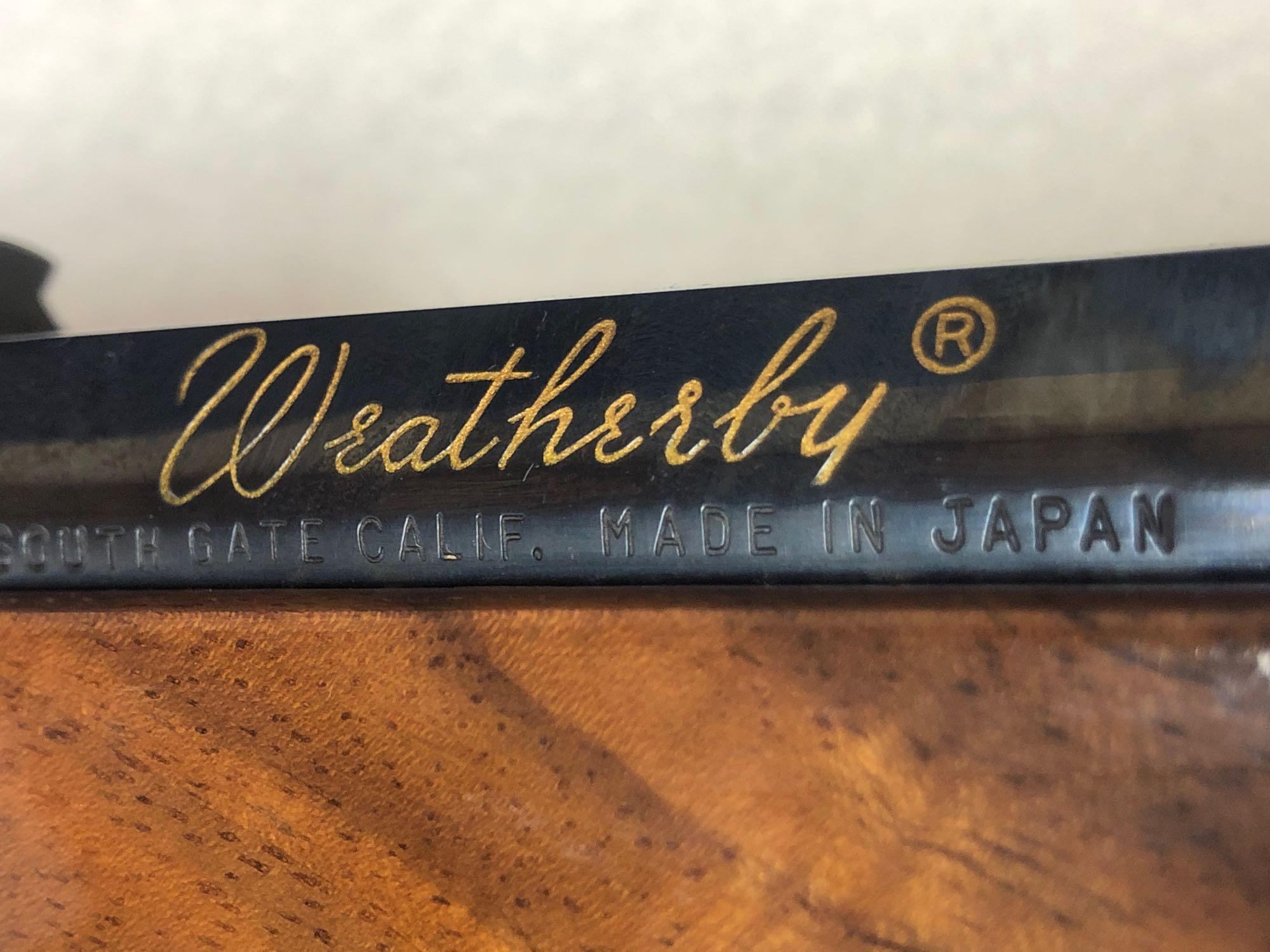 Weatherby Mark V 35th anniv. .257 Mag., 9 lug bolt, 24'' barrel, South Gate, CA, Made in Japan. SN: