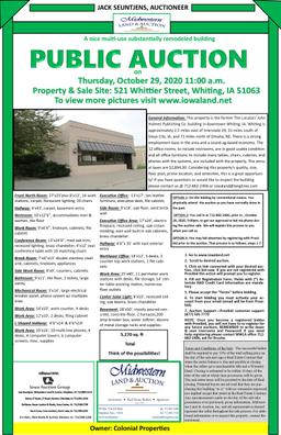 "Locator" Commercial Building Public Auction