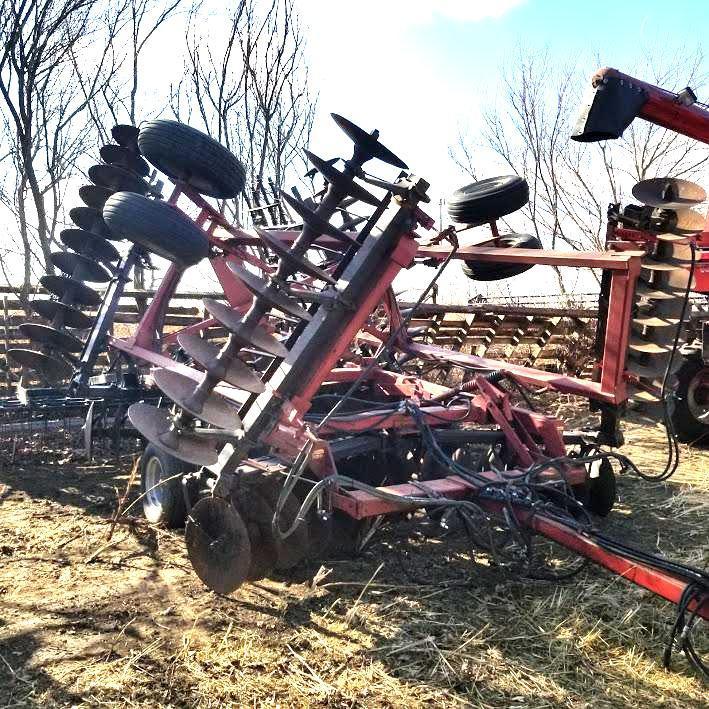 CASEIH 496 TANDEM DISC, 25' HYDRAULIC FOLD FLEX WING