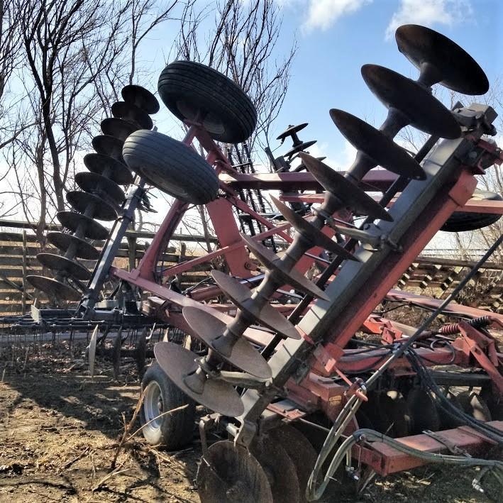 CASEIH 496 TANDEM DISC, 25' HYDRAULIC FOLD FLEX WING