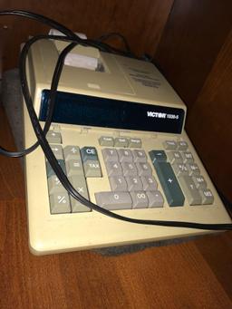 Adding Machine and Desk Supplies