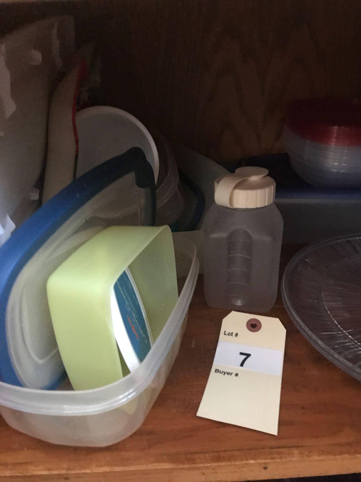 Misc. Tupperware, Plastic Containers, 2 Oreo Bowls, Cups and More