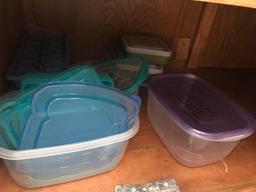 Misc. Tupperware, Plastic Containers, 2 Oreo Bowls, Cups and More