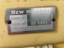 NEW HOLLAND "56" SIDE DELIVERY HAY RAKE