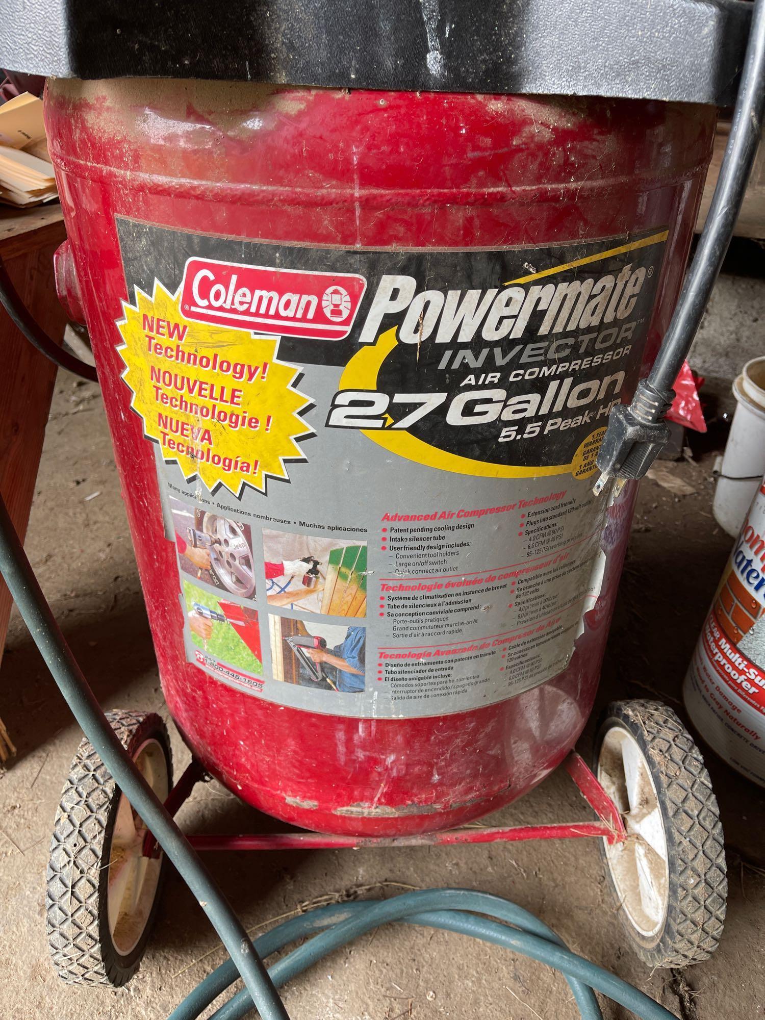 COLEMAN POWERMATE AIR COMPESSOR