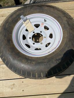 ST225/75x15 TIRE and RIM