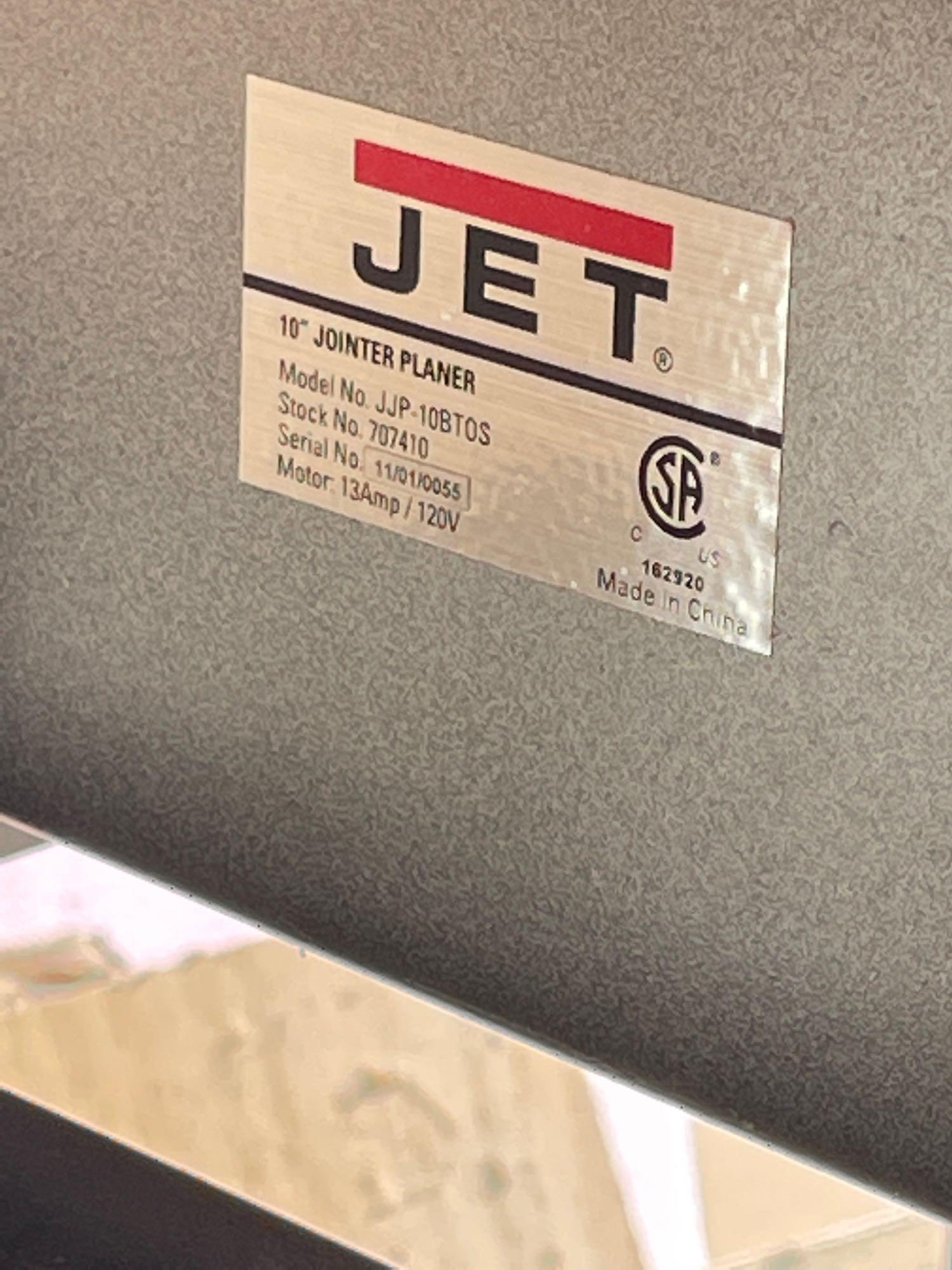 JET 10" JOINTER-PLANER