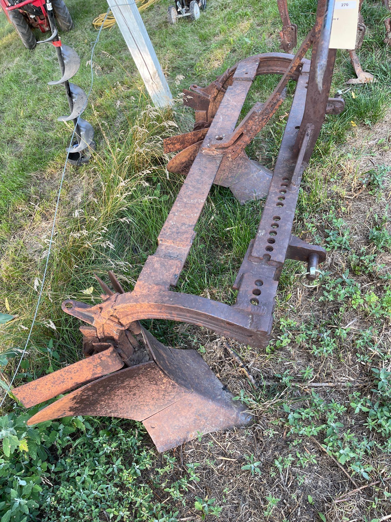 FORD LISTER/HILLER PLOW, 3 POINT, 2 BOTTOM