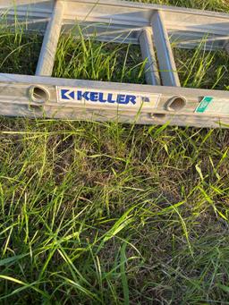 KELLER 16' ALUMINUM EXTENSION LADDER