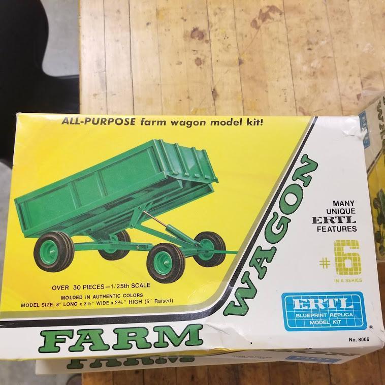 4] ERTL FARM WAGON MODELS