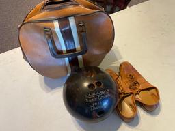 Triple Crown Brunswick bowling ball (women's with shoes size unknown)