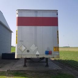 2001 TRAILMOBILE VAN TRAILER, SINGLE AXLE, SPRAYER TENDER