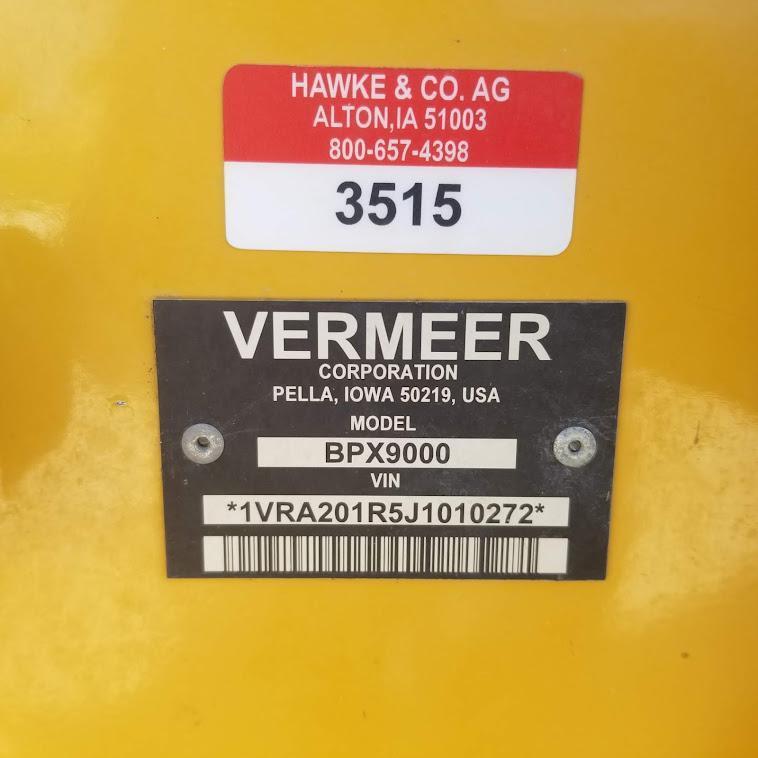 VERMEER "BPX9000" PORTABLE BALE PROCESSOR