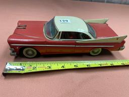 1958 Plymouth Fury tin car