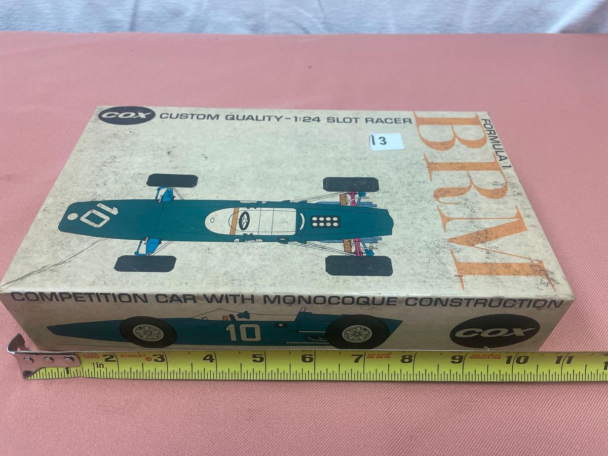 Cox Custom Quality slot racer, BRM Formula 1, 1/24 scale, in original box