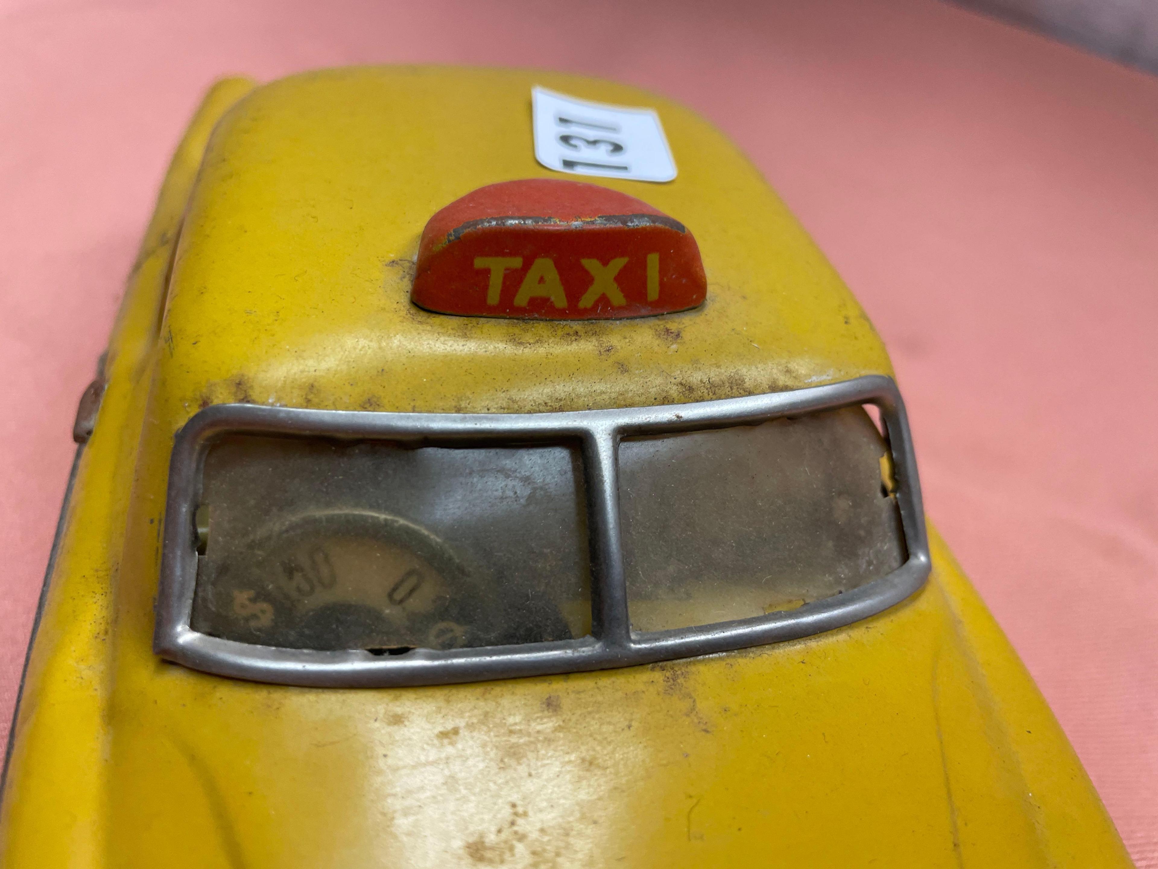 Marusan toys 1954 Ford Taxi cab, friction car