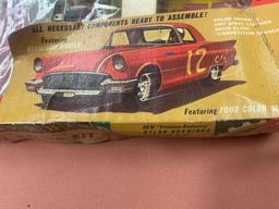 AMT 1957 Thunderbird slot racing kit, 1/25 scale, in original box
