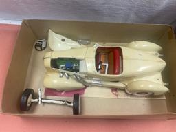 Pyri 1935 Auburn Speedster, in original box parts appear to be included but some broken