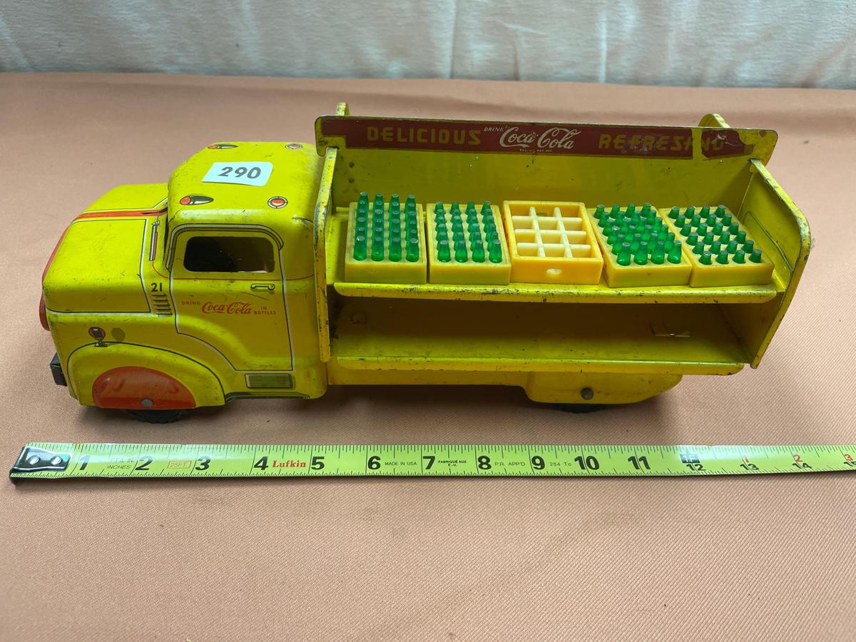 Marx 1954 Coca Cola pressed steel truck