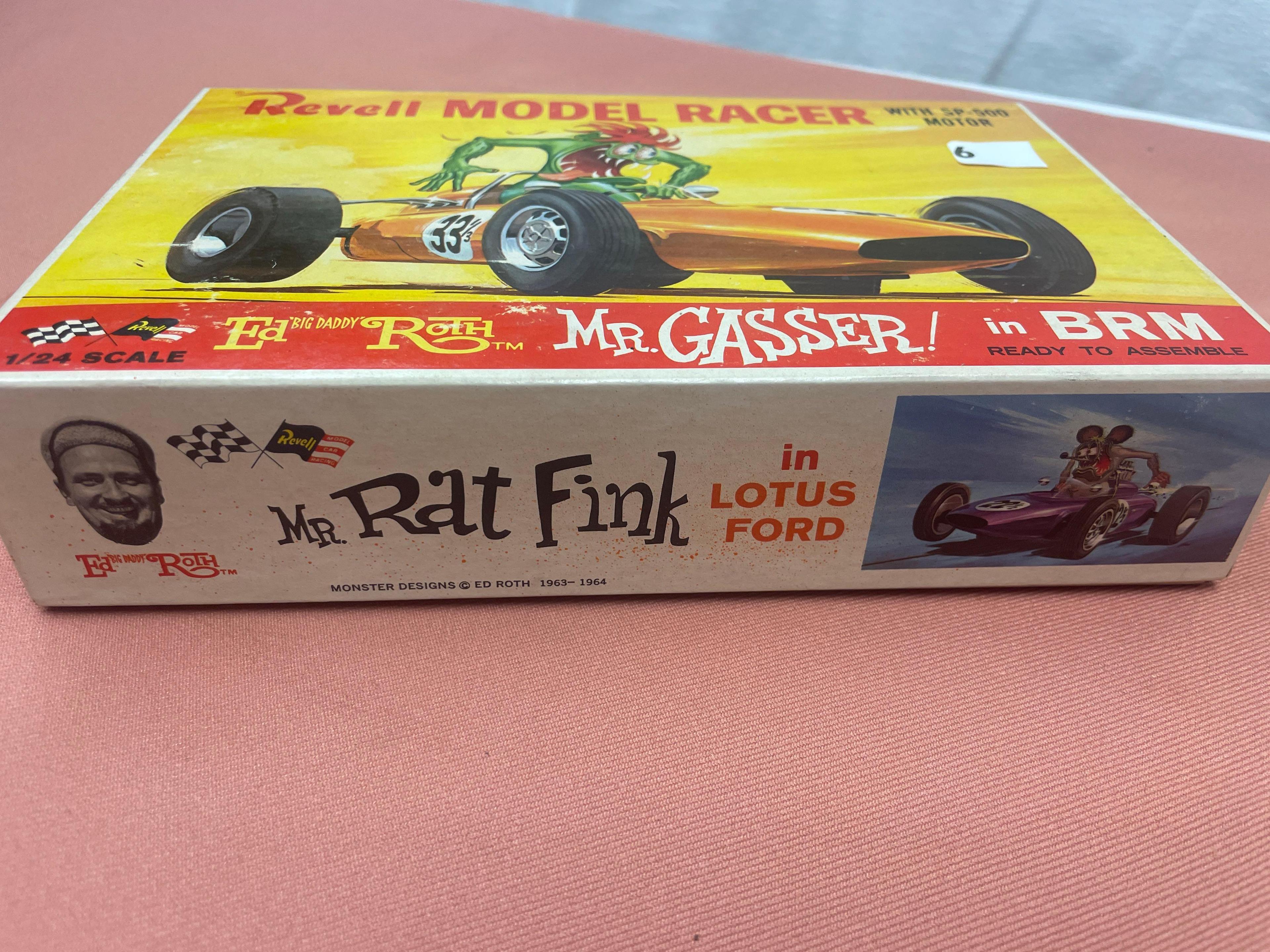 1- Revell Model Racer, Mr. Gasser in BRM, 1/24 Scale, in original box 1- Revell Model Racer, Mr. Rat