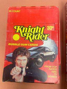 1- Knight Rider Bubble Gum Cards, box only 1- Eurographics...1000 pc. puzzle, Vintage Posters, NIB