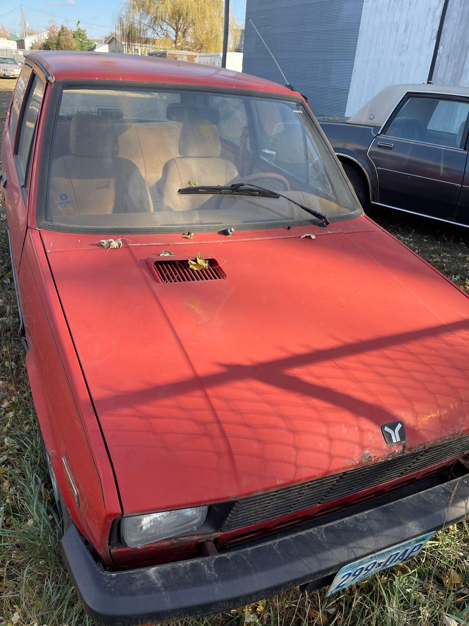 1987 YUGO, 52,792 MILES