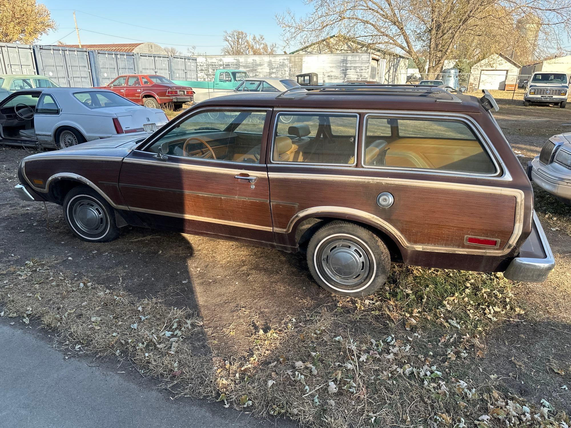 1978 FORD PINTO STATION WAGON, "ARNOLD PALMER OWNED", 65,985 MILES