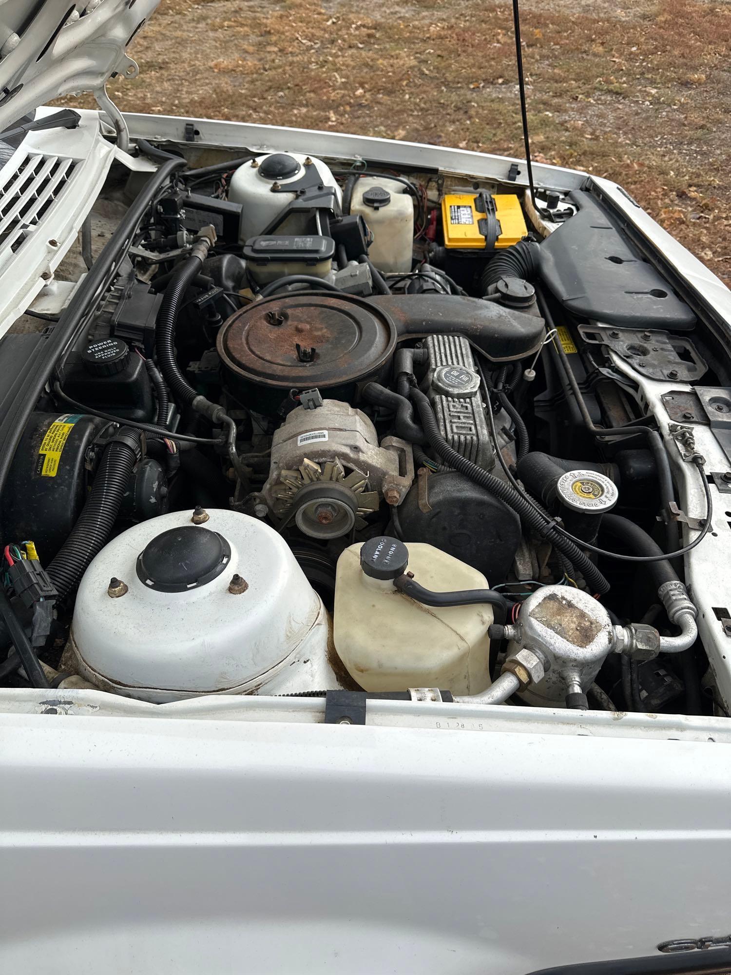 1984 PONTIAC SUNBIRD CONVERTIBLE, 22,501 MILES