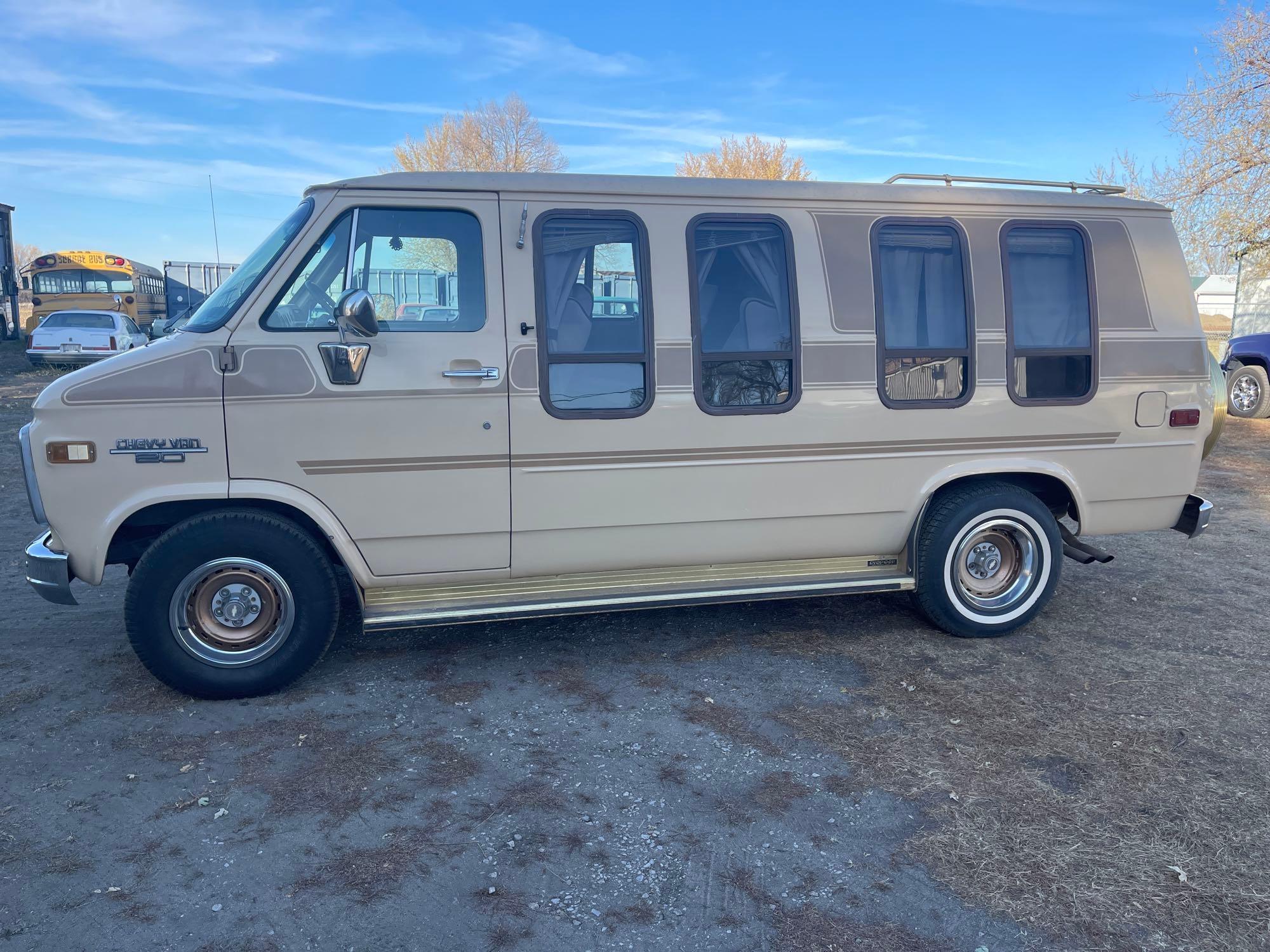 1984 CHERVROLET CONVERSION VAN, 96,756 MILES