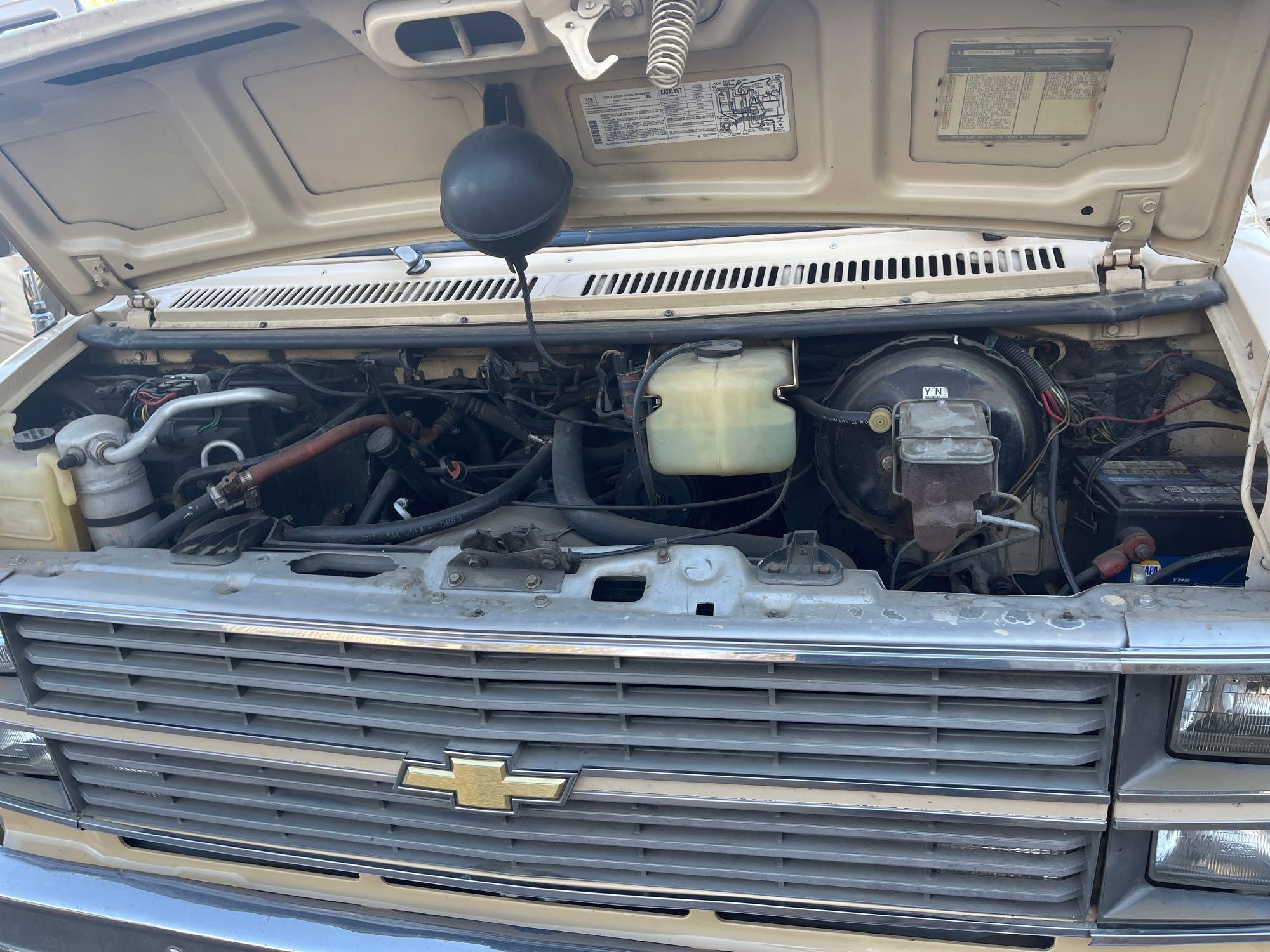 1984 CHERVROLET CONVERSION VAN, 96,756 MILES