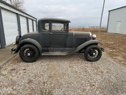 1930 FORD MODEL "A" 5 WINDOW COUPE