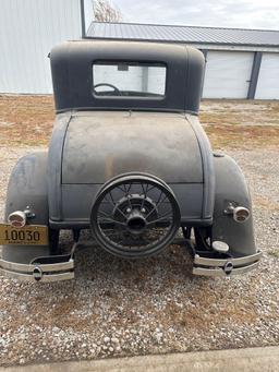 1930 FORD MODEL "A" 5 WINDOW COUPE