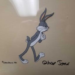 Warner Bros. Original Production Animation Cel Painting From 1980 "Bugs Bunny Bustin Out All Over''