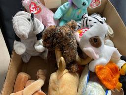 12 ct.assorted Ty ...Beanie Babies.