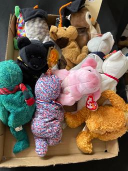 12 ct.assorted Ty ...Beanie Babies.