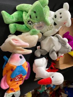 12 ct.assorted Ty ...Beanie Babies.