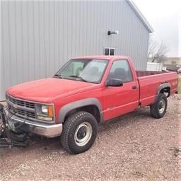 1995 Chevrolet K2500 Pickup Truck, VIN # 1GCGK24K4SZ225651