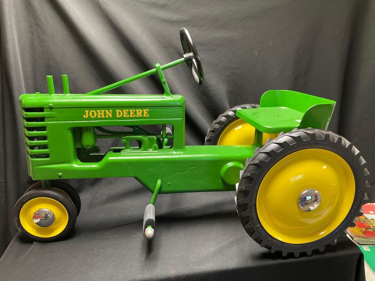 John Deere A pedal tractor by Eska - Restored.