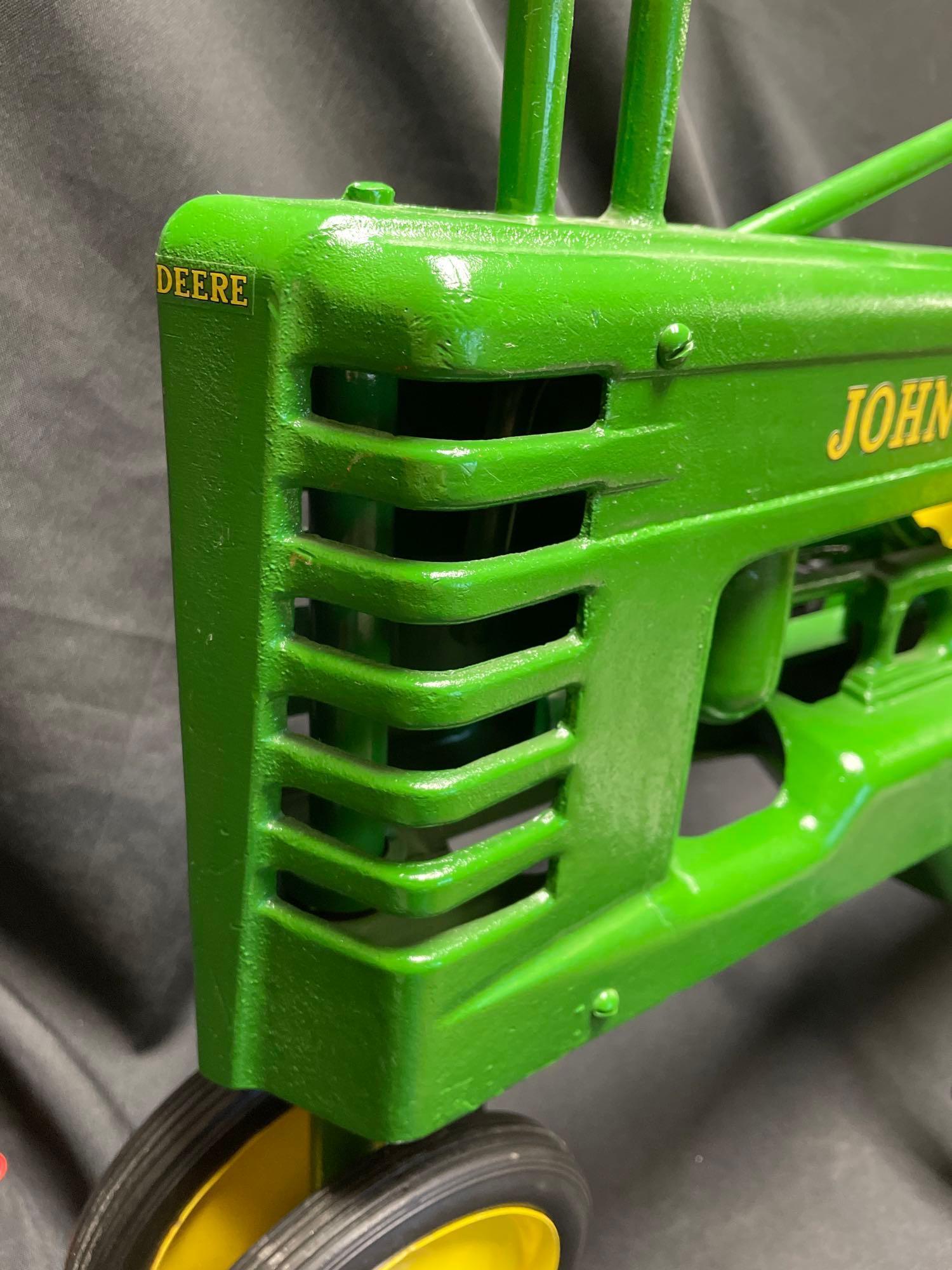 John Deere A pedal tractor by Eska - Restored.