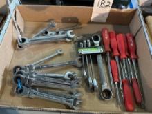 GEAR WRENCH COMBO OPEN/RATCHET WRENCHES++ SCREW DRIVERS