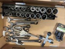 CRAFTSMAN 3/8 SOCKETS, PITTSBURGH SWIVEL HEADS, and COMINATION WRENCHES